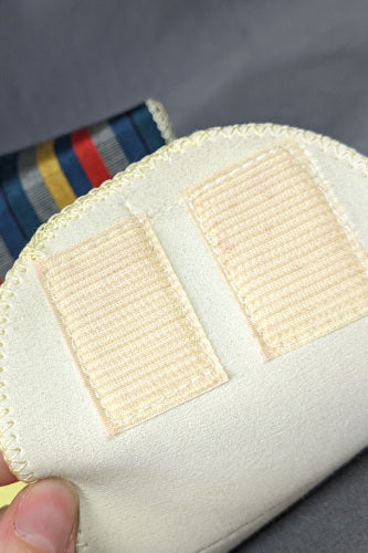 1980s Stripe Silk Japanese Cummerbund Belt