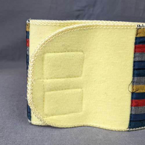 1980s Stripe Silk Japanese Cummerbund Belt