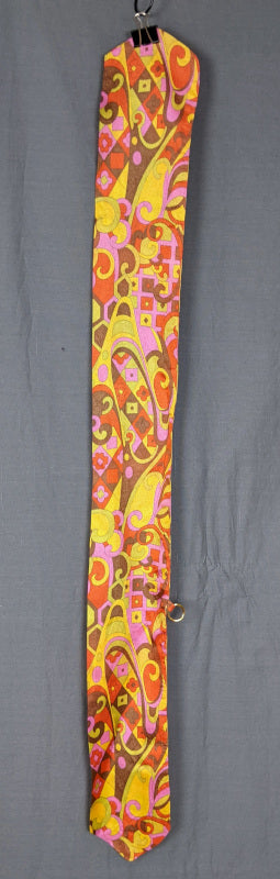 1960s Psychedelic Print Cravat