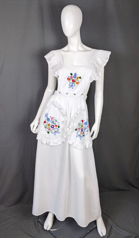 Prairie dress white best sale