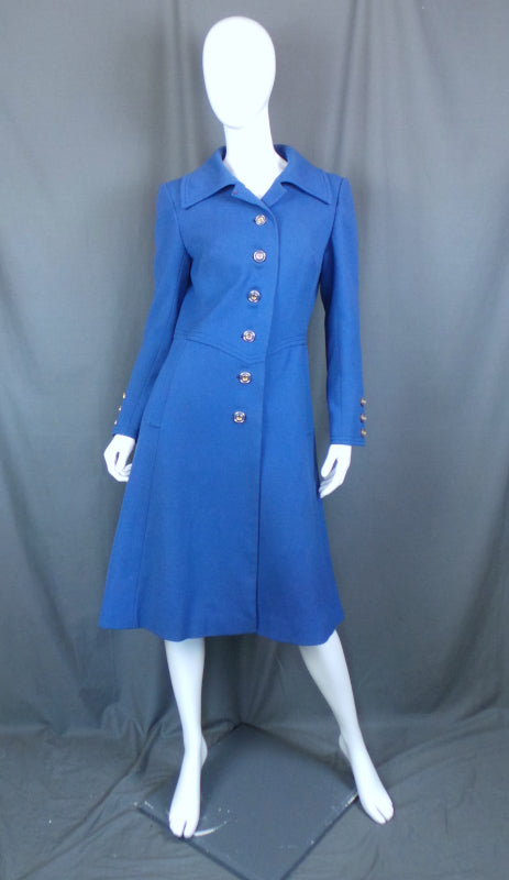 1960s Periwinkle Vintage Smart Dress Coat | Susan Small
