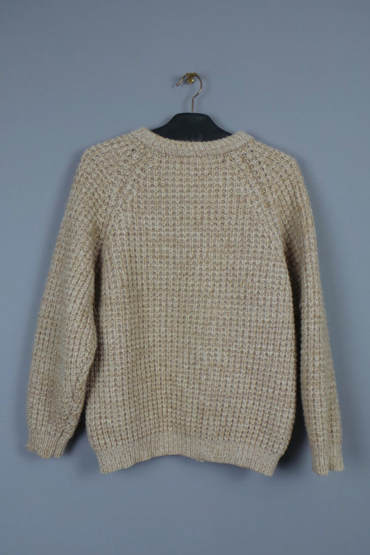 Tan hotsell knitted jumper