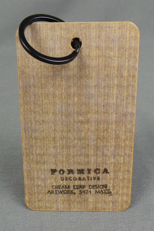 1950s Leaf Formica Wooden Keyring
