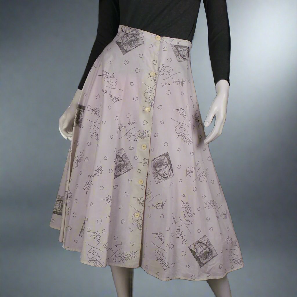 1950s Tommy Steele Rock and Roll Vintage Full Skirt | Teddy Tinling