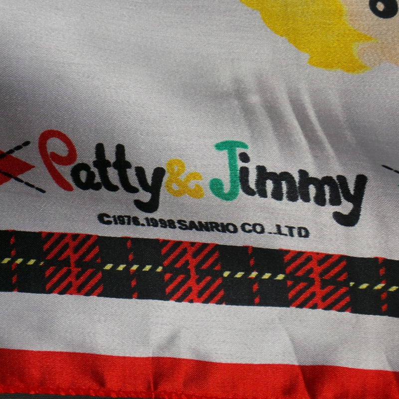 1990s Red and White Patty and Jimmy Sanrio Scarf