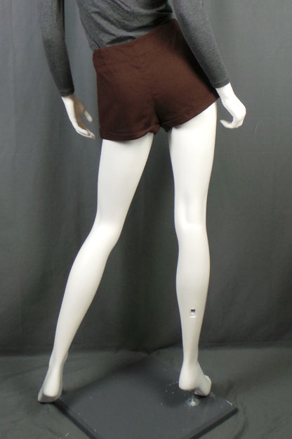 1960s Chocolate Brown Shorts | XS
