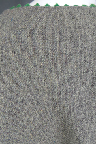 1940s Grey Wool Pinafore Dress | Edith Linn | S