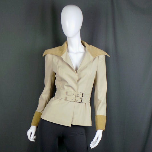 1970s Cream Cord Safari Belted Vintage Jacket | Wallis