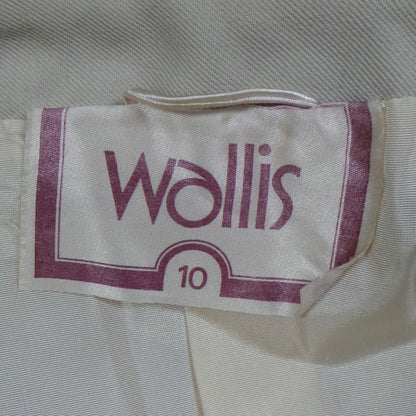 1970s Cream Cord Safari Belted Jacket | Wallis | S