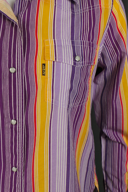 1960s 'Big E' Striped Western Shirt | Miss Levis | L