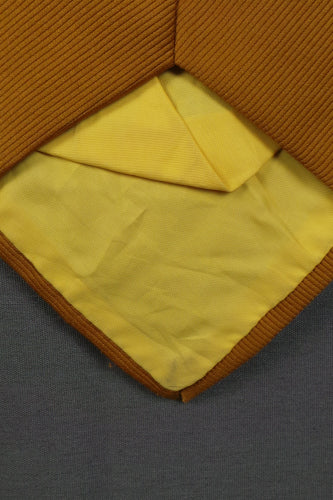 1960s Plain Mustard Wide Tie