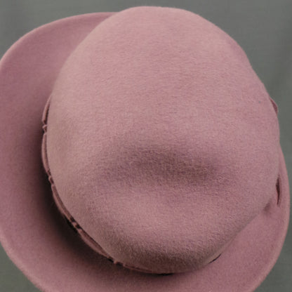 1960s Dusky Pink Trilby Hat