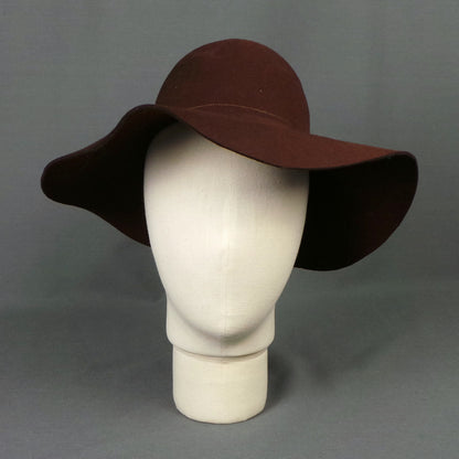 1960 Brown Floppy Brim Boho Hat | Jacoll