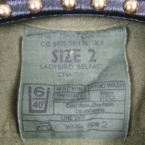 1970s Belfast Khaki Green Army Shirt | XL