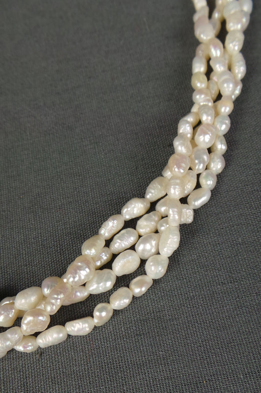 1970s Twisted Freshwater Pearl Necklace