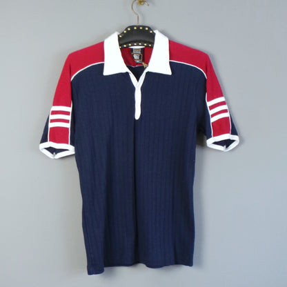 1960s Red Navy Vintage Polo Shirt | Keynote