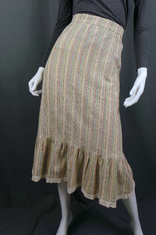 1960s clearance striped skirt