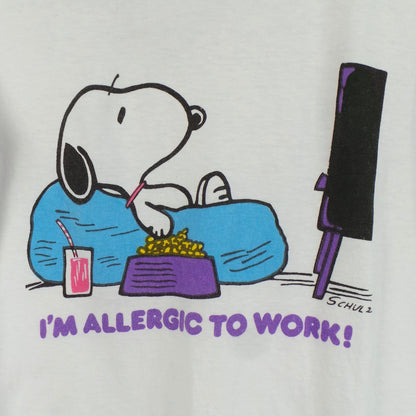 1970s Rare Snoopy Peanuts T-Shirt | Keynote | L