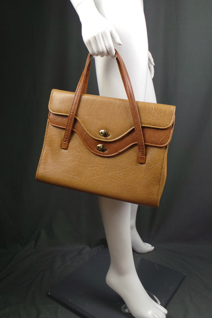1960s Camel Large Handbag | Weymouth America