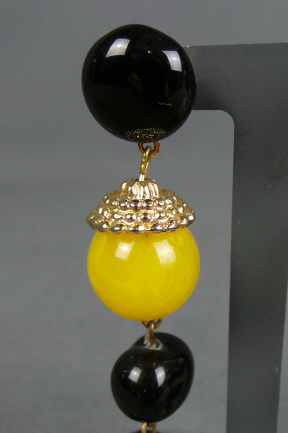 1980s Citrus Beaded Jewellery Set
