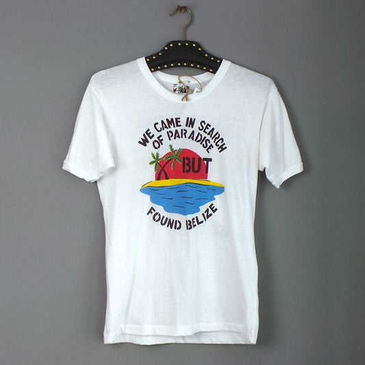 1970s Rare Bootleg Snoopy Belize Souvenir Vintage T-Shirt