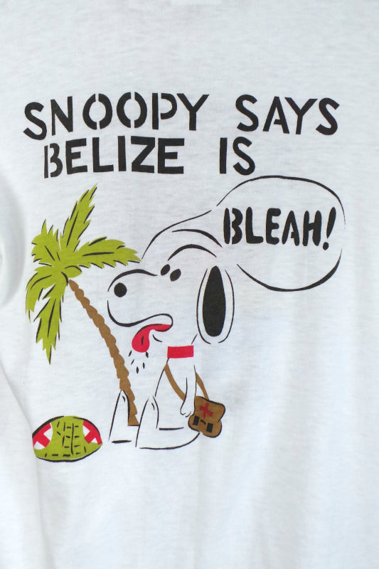 1970s Rare Bootleg Snoopy Souvenir T-Shirt | XS