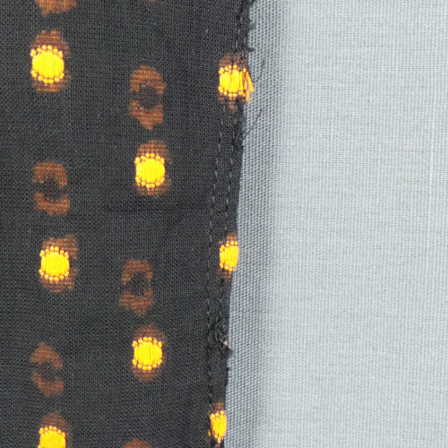 1960s Black Orange Spot Cravat
