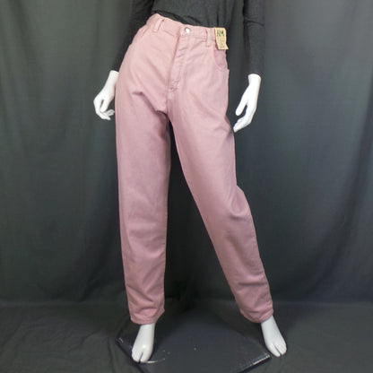 1980s Pink Crop Vintage Denim Jeans