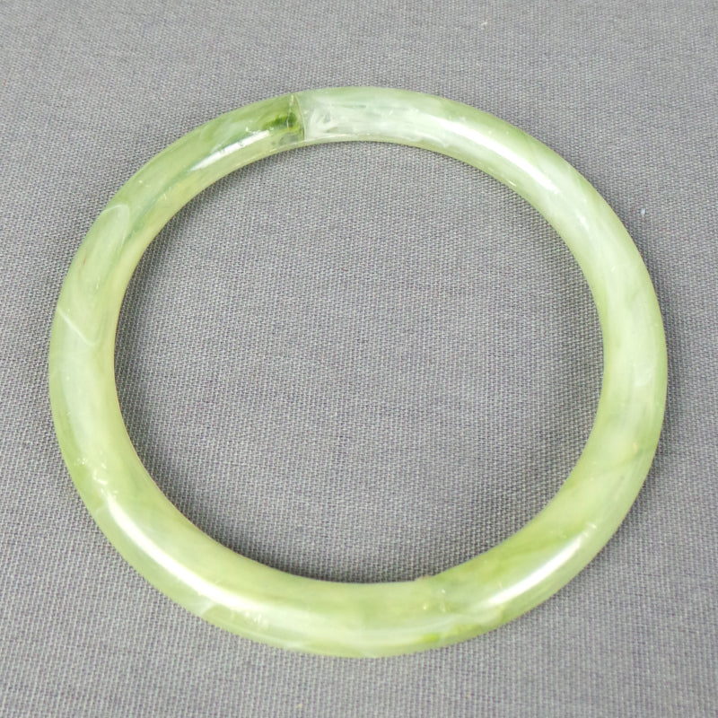 1960s Faux Jade Plastic Bangle