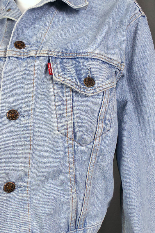 Levi's washed denim on sale jacket