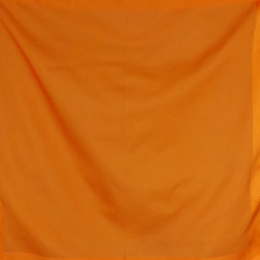 1970s Plain Burnt Orange Vintage Scarf | Boseli