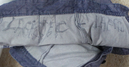 1940s Blue Sailor Workwear Shorts | L
