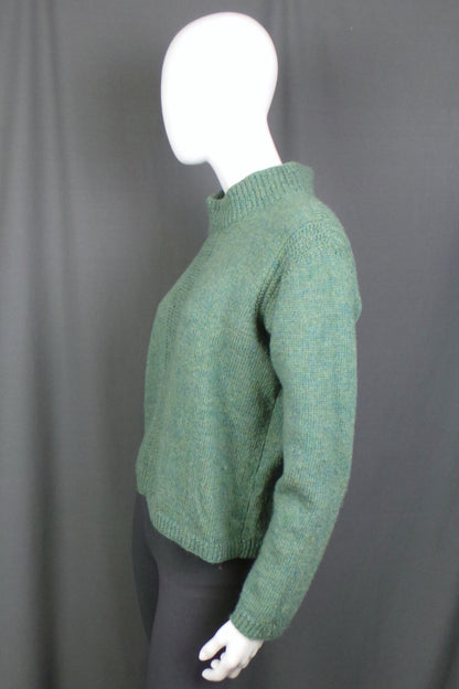 1950s Green Welsh Wool Jumper | 3XL