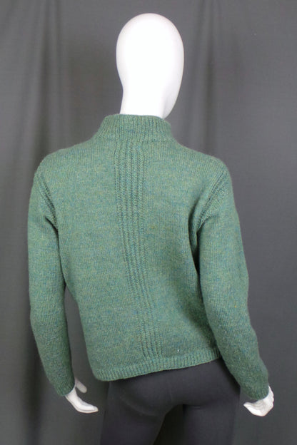 1950s Green Welsh Wool Jumper | 3XL