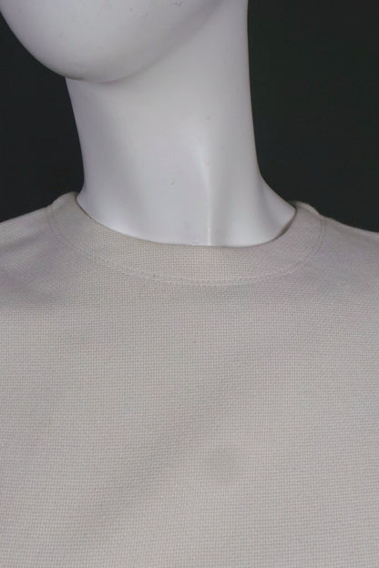 1960s Cream Simple Shift Dress | Rensoir | L