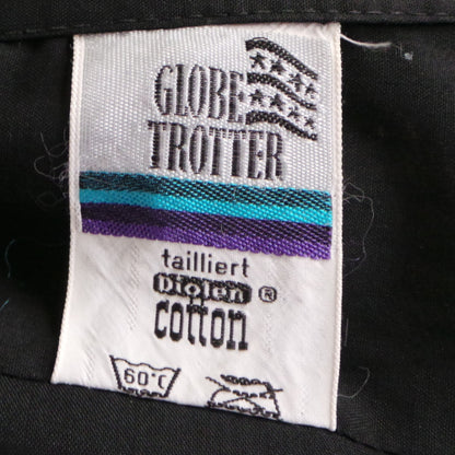 1970s Rainbow Embroidered Dagger Collar Shirt | Globetrotter | XL