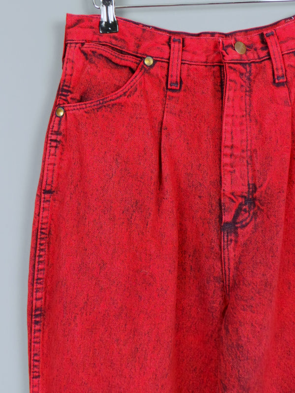 Red Classic Vintage store WRANGLER Colored Jean