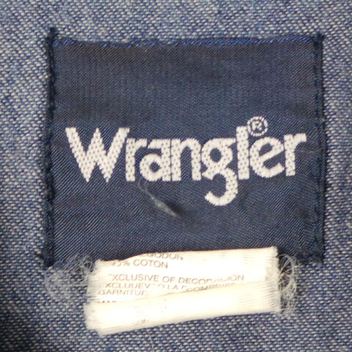 1970s Wrangler Mid Wash Denim Western Shirt | 4XL